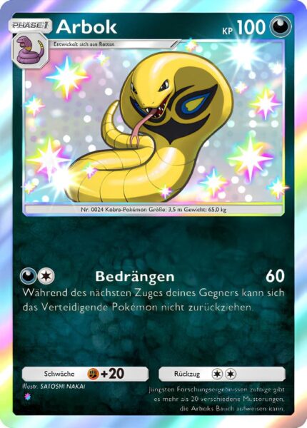 Arbok-101-069-A3b-Evoli-Hain-Pokémon-TCG-Sammelkartenspiel-Pocket-Karte-Deutsch