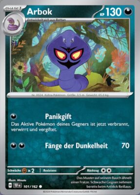 Arbok_101-162_TEF-DE_Gewalten-der-Zeit_Temporal-Forces_Pokémon-Karte_Deutsch_TCG