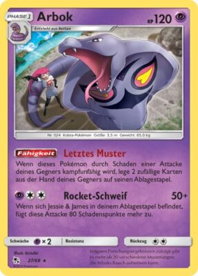 Arbok_Verborgenes_Schicksal_27-68_Pokémon-Karte