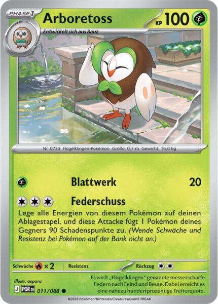 Arboretoss-011-088-Optimale-Ordnung-Pokémon-Karte-Deutsch