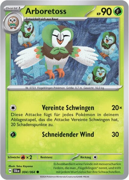 Arboretoss_004-064_SFA-DE_Nebel-der-Sagen_Pokémon-Karte_Deutsch-TCG-Sammelkartenspiel_Karmesin-Purpur