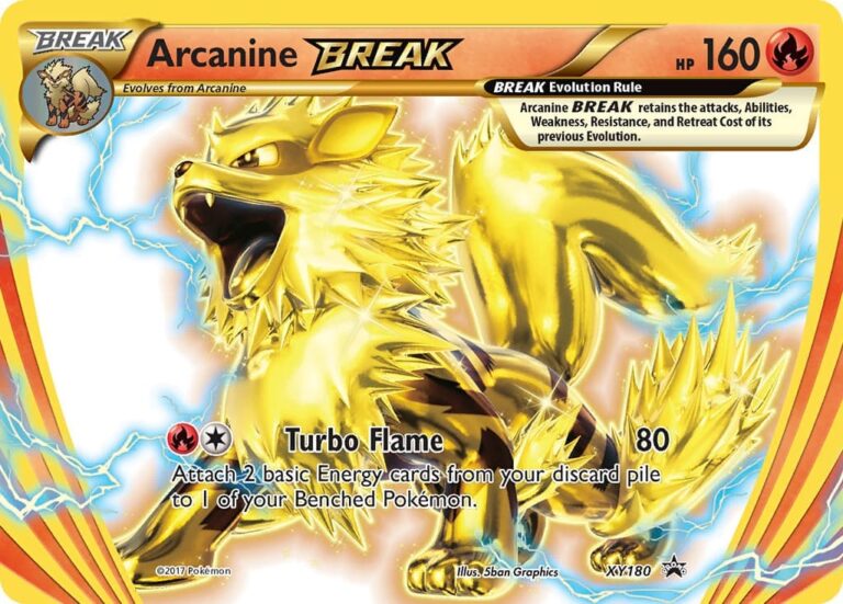 Arcanine-BREAK-Arkani-TURBO-XY180-Black-Star-Promo-Pokémon-Karte-Englisch