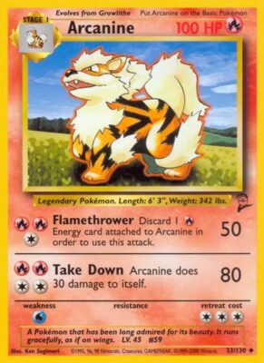 Arcanine_Arkani_33-130_Base-Set-2_Pokémon-Karte_Englisch