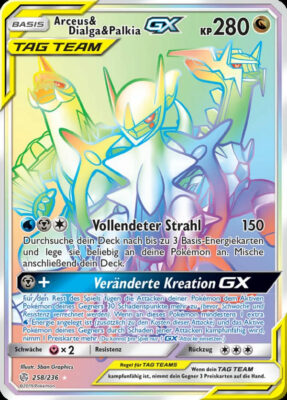Arceus-Dialga-Palkia-GX-258-Welten-im-Wandel_Pokémon-Karte