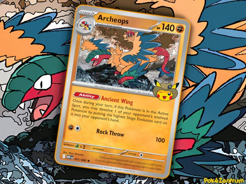 Archeops-Pokémon-Fossil-Museum-Promo-Karte-enthuellt-vorgestellt-2026-TCG