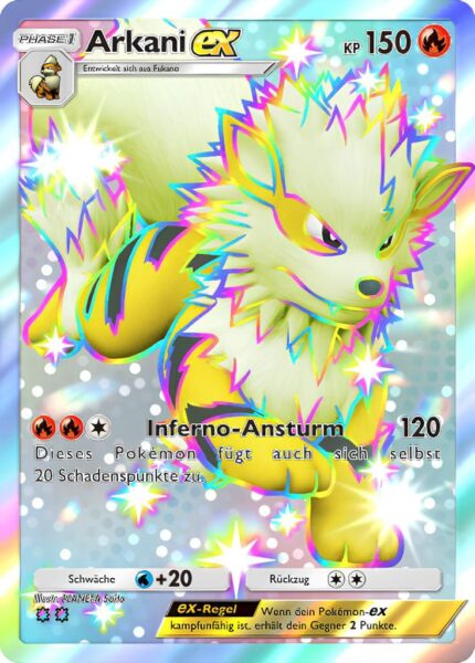 Arkani-ex-100-069-A3a-Dimensionale-Krise-Pokémon-TCG-Sammelkartenspiel-Pocket-Shiny-Karte