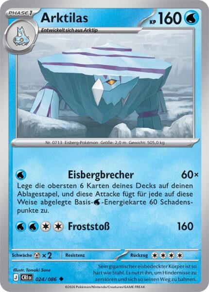 Arktilas-024-086-Wachsendes-Chaos-Pokémon-Karte-Deutsch
