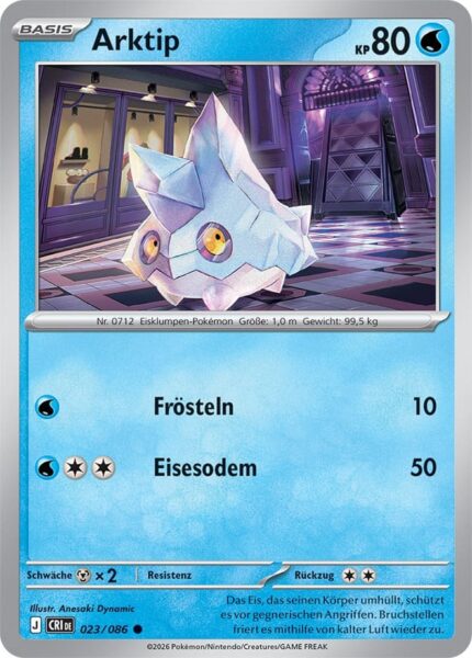 Arktip-023-086-Wachsendes-Chaos-Pokémon-Karte-Deutsch