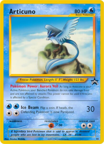 Arktos-48-Wizards-Black-Star-Promo-Pokémon-Karte-Deutsch-TCG-Sammelkartenspiel