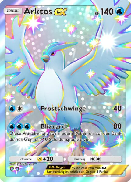 Arktos-ex-104-069-A3b-Evoli-Hain-Pokémon-TCG-Sammelkartenspiel-Pocket-Karte-Deutsch