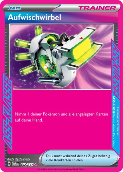 Aufwischwirbel_162-167_TWM-DE_Maskerade-im-Zwielicht_ASS-KLASSE_Pokémon-Karte_Deutsch