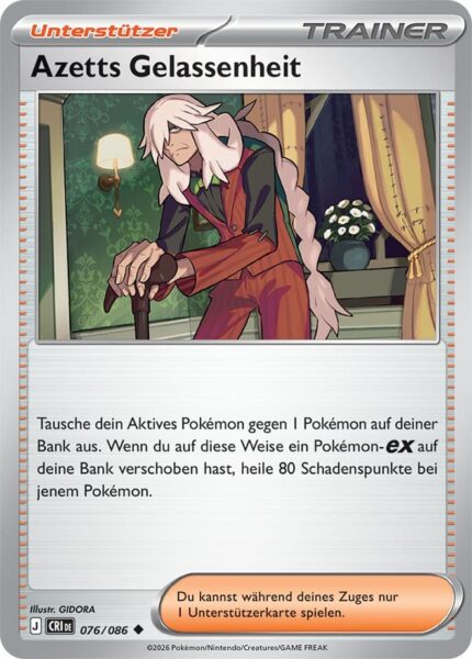 Azetts-Gelassenheit-076-086-Wachsendes-Chaos-Pokémon-Karte-Deutsch