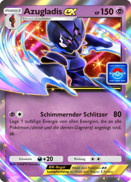 Azugladis-ex-066-P-B-Promo-Karte-Pokémon-TCG-Sammelkartenspiel-Pocket-Deutsch