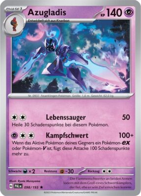 Azugladis_098-193_Entwicklungen-in-Paldea_Pokémon-Karte