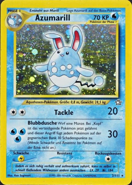 Azumarill_2-111_Neo-Genesis_Pokémon-Karte_Deutsch
