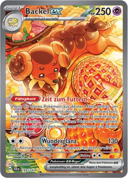 Backel-ex-169-142-Karmesin-Purpur-Stellarkrone-Special-Illustration-Rare-Pokémon-Karte-Deutsch-TCG-Sammelkartenspiel-2024