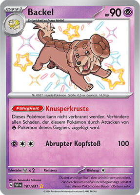 Backel_161-091_PAF-DE_Shiny_Schillernd_Paldeas-Schicksale_Pokémon-Karte_Deutsch
