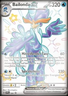Bailonda-ex-SVP-DE-084-Paldeas-Schicksale-Shiny-Schillernd-Promo-Karte