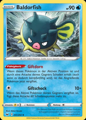 Baldorfish-051-Schwert-Schild-Pokémon-Karte