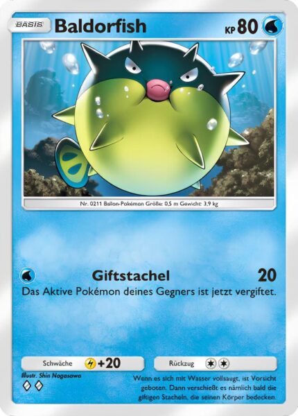 Baldorfish-053-161-Weisheit-von-Meer-und-Himmel-A4-Pokémon-TCG-Sammelkartenspiel-Pocket-Karte