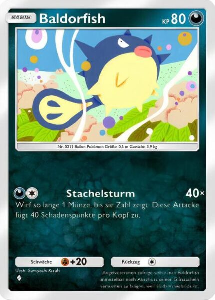 Baldorfish-103-155-B3-Pulsierende-Aura-Pokémon-TCG-Sammelkartenspiel-Pocket-Karte-Deutsch