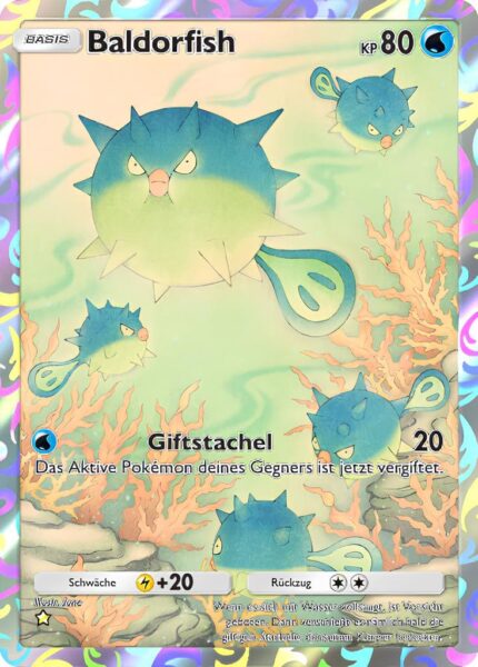 Baldorfish-168-161-Weisheit-von-Meer-und-Himmel-A4-Pokémon-TCG-Sammelkartenspiel-Pocket-Karte