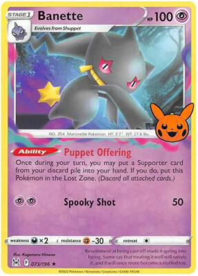 Banette_073-196_Pokémon-Trick-or-Trade-BOOster-2023-Karte_Halloween