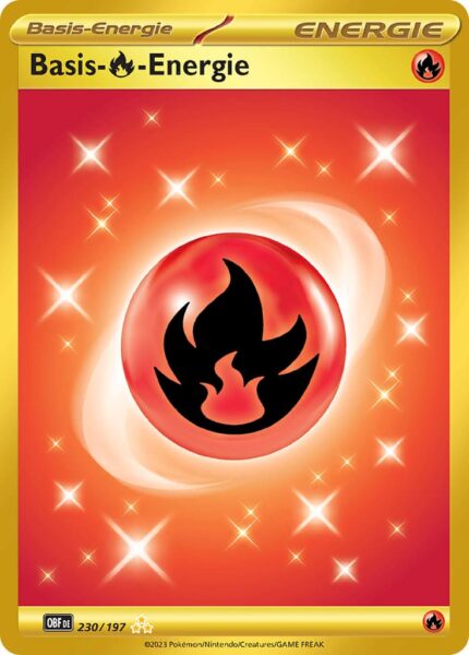 Basis-Feuer-Energie_230-197_Obsidianflammen_Ultra-Rare-Gold-Pokémon-Karte