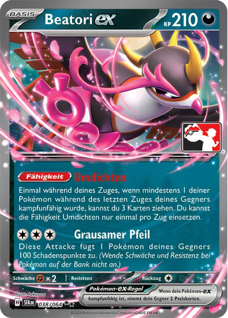 Beatori-ex-038-064-Preispack-Serie-6-Pokémon-Karte-Deutsch-TCG-Sammelkartenspiel-2025