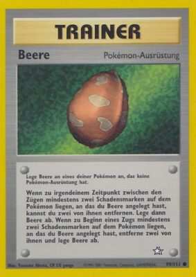 Beere_99-111_Neo-Genesis_Pokémon-Karte_Deutsch