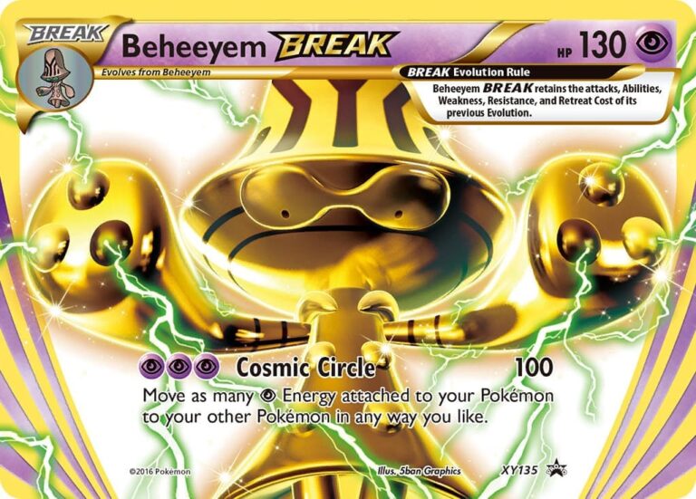 Beheeyem-BREAK-Megalon-TURBO-XY135-Black-Star-Promo-Pokémon-Karte-Englisch