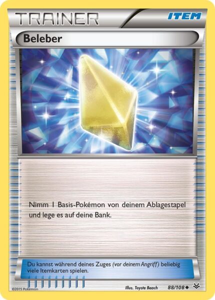 Beleber-88-108-XY-Drachenleuchten-Pokémon-Karte-Deutsch-TCG-Sammelkartenspiel
