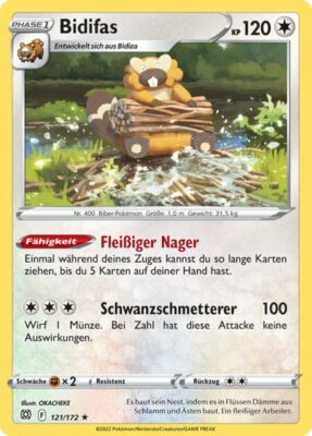 Bidifas_Strahlende_Sterne_121_Pokémon_Karte