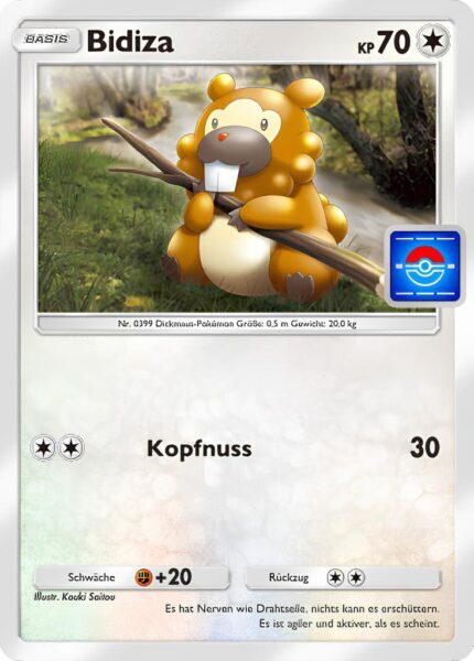 Bidiza-057-P-A-Pokémon-TCG-Sammelkartenspiel-Pocket-Promo-Karte-Deutsch