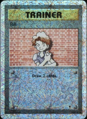 Bill_108-110_Legendary-Collection-Reverse-Holo_Pokémon-Karte