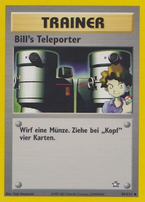 Bills-Teleporter_91-111_Neo-Genesis_Pokémon-Karte_Deutsch