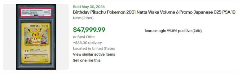 Birthday-Pikachu-025-Natta-Wake-Promo-Pokemon-Karte-Japan-PSA-10-Preis-Wert-Juni-2026