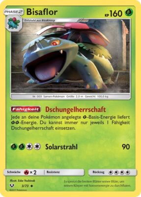 Bisaflor-3-73-Schimmernde-Legenden-Pokémon-Karte