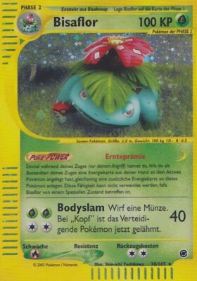 Bisaflor-30-165-Expedition-Basis-Set-Pokémon-Karte