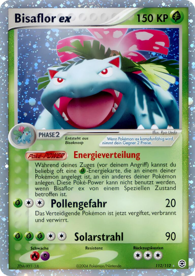 Bisaflor-ex-112-112-EX-Feuerrot-Blattgrün-Holo-Pokémon-Karte-Deutsch-204