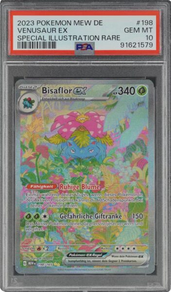 Bisaflor-ex-198-165-Special-Illustration-Rare-Pokémon-151-Karte-PSA-10-Deutsch