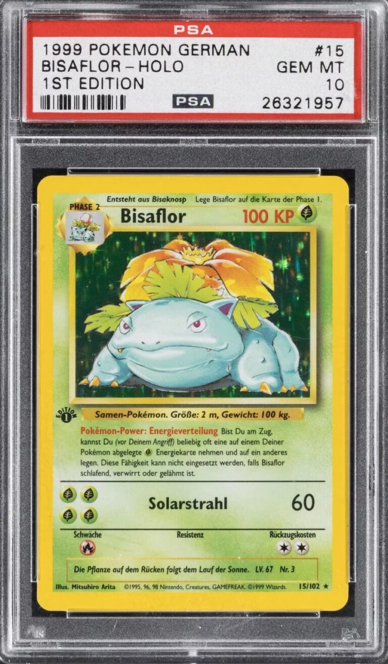 Bisaflor_Base-Basis-Set_15-102_1st-Edition_Pokémon-Karte_PSA-10