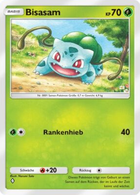 Bisasam-Pokémon-Sammelkartenspiel-Pocket