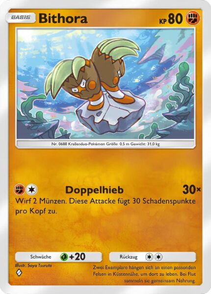 Bithora-105-161-Weisheit-von-Meer-und-Himmel-A4-Pokémon-TCG-Sammelkartenspiel-Pocket-Karte