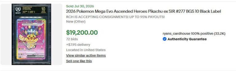 Black-Label-Pokémon-Karten-Rekordpreise-Wert-2026-Pikachu-ex-277-Ascendes-Heroes-August-2026