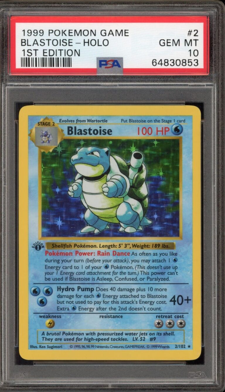 Blastoise-2-102-Base-Set-1st-Edition-Pokémon-Karte-Englisch-PSA-10-Gem-MT