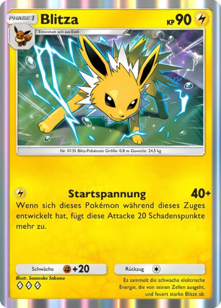 Blitza-025-069-A3b-Evoli-Hain-Pokémon-TCG-Sammelkartenspiel-Pocket-Karte-Deutsch