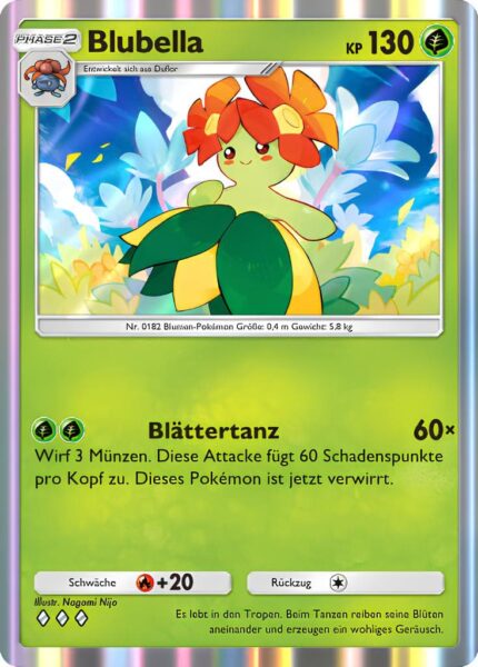 Blubella-003-161-Weisheit-von-Meer-und-Himmel-A4-Pokémon-TCG-Sammelkartenspiel-Pocket-Karte
