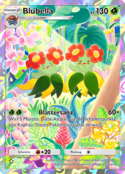 Blubella-163-161-Weisheit-von-Meer-und-Himmel-A4-Pokémon-TCG-Sammelkartenspiel-Pocket-Karte