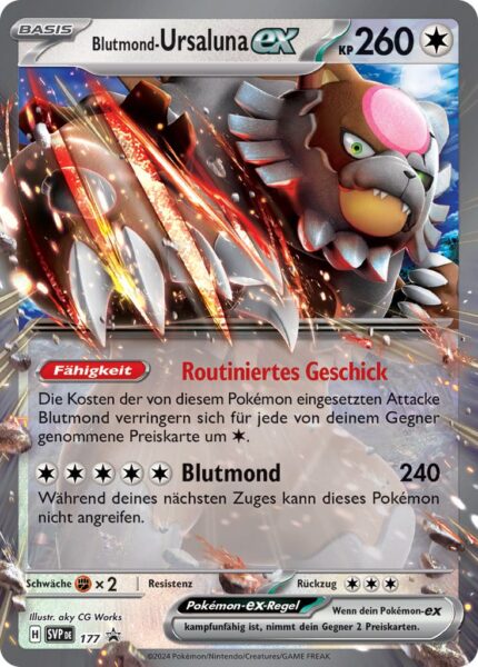 Blutmond-Ursaluna-ex-SVP-DE-177-Black-Star-Promo-Pokémon-Karte-Deutsch